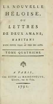 Cover of: Oeuvres de J.J. Rousseau, de Geneve by Jean-Jacques Rousseau