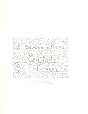 Cover of: A sketch of the Kinkade family