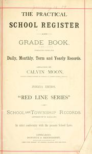 Cover of: School register and grade book, 1888-1889 by 