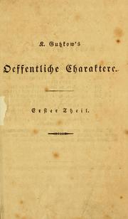 Cover of: Oeffentliche Charaktere