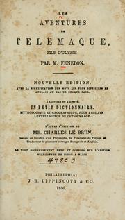 Cover of: Les aventures de Télémaque, fils d'Ulysse by François de Salignac de La Mothe-Fénelon, François de Salignac de La Mothe-Fénelon