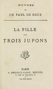 Cover of: La fille aux trois jupons.