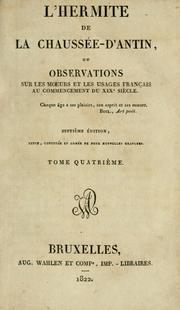 Cover of: L' hermite de la Chaussée-D'Antin by Victor-Joseph Étienne de Jouy