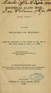 Cover of: Historical class book. by Sullivan, William