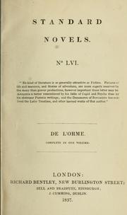 Cover of: De l'Orme by G. P. R. James