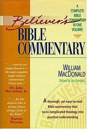 Cover of: Believer's Bible commentary by William MacDonald
