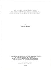 Cover of: The male eye and the female image: the interruption of the visual encounter by abstraction in four movies by Lina Wertmuller