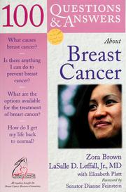 Cover of: 100 questions & answers about breast cancer by Zora K. Brown