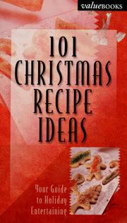 Cover of: 101 Christmas recipe ideas.