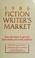 Cover of: 1986 fiction writer's market