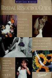 Cover of: 1999 bridal resource guide: experience the beauty of Bravo! ; page after page after page!