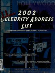 Cover of: 2002 deluxe celebrity address list: over 13,000 accurate celebrity addresses of almost every public figure imaginable!