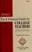 Cover of: 2002 tax & financial guide for college teachers and other college personnel