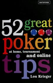 Cover of: 52 great poker tips