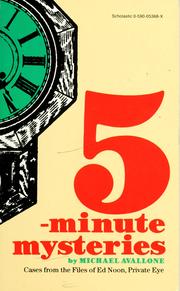 Cover of: 5-minute mysteries: cases from the files of Ed Noon, Private Eye