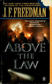 Cover of: Above the law: a novel