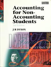 Cover of: Accounting for non-accounting students by John Richard Dyson