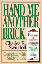 Cover of: Hand me another brick by Charles R. Swindoll