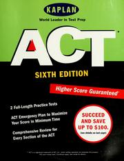 Cover of: ACT: sixth edition