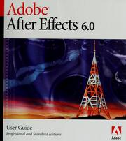 Cover of: Adobe After Effects 6.0 by 