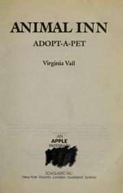 Cover of: Adopt -A- Pet.