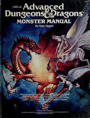 Cover of: Advanced Dungeons and Dragons Monster Manual: special reference work.