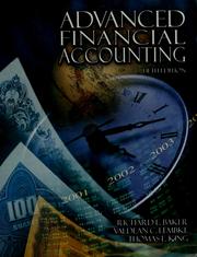 Cover of: Advanced financial accounting by Baker, Richard E.