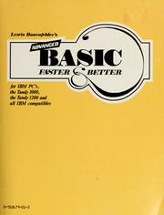 Cover of: Advanced IBM BASIC by Lewis Rosenfelder