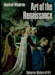 Cover of: Art of the Renaissance. by Manfred Wundram