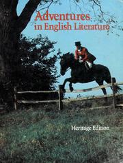 Cover of: Adventures in English literature