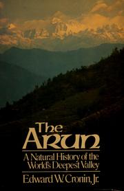 Cover of: The Arun by Edward W. Cronin