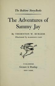 Cover of: The adventures of Sammy Jay