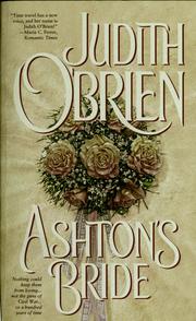 Cover of: Ashton's bride by Judith O'Brien