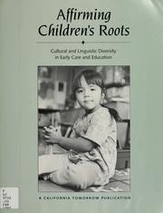 Cover of: Affirming children's roots by Hedy Nai-Lin Chang