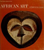 Cover of: African art. by Dennis Duerden