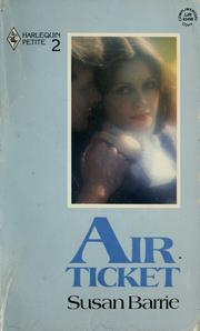 Cover of: Air ticket by Susan Barrie