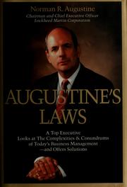 Cover of: Augustine's laws