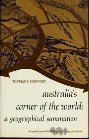 Cover of: Australia's corner of the world by Tom L. McKnight