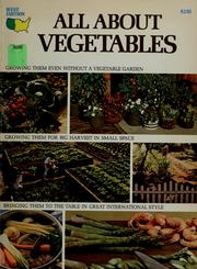 Cover of: All about vegetables.