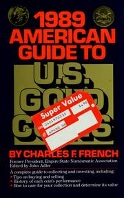 Cover of: 1989 American Guide to U.S. Gold Coins