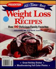 Cover of: All time best weight loss recipes: over 90 delicious recipes