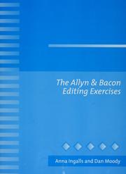 Cover of: The Allyn & Bacon editing exercises