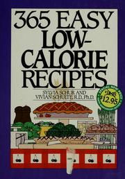 Cover of: 365 Easy Low-Calorie Recipes by Sylvia Schur