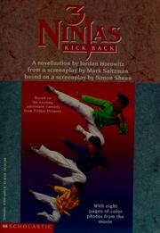 Cover of: 3 Ninja's Kick Back