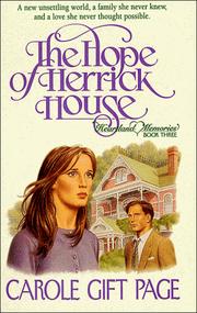 Cover of: The hope of Herrick House