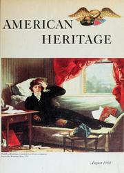 Cover of: American heritage: August, 1968, vol. XIX, no. 5.