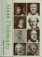 Cover of: About philosophy