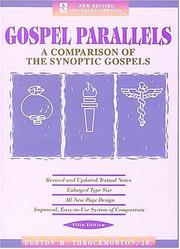 Gospel parallels by Burton Hamilton Throckmorton
