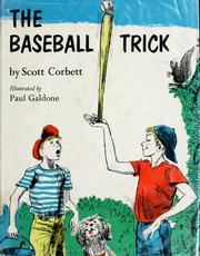 Cover of: The Baseball Trick by Scott Corbett
