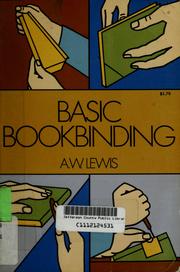 Cover of: Basic bookbinding